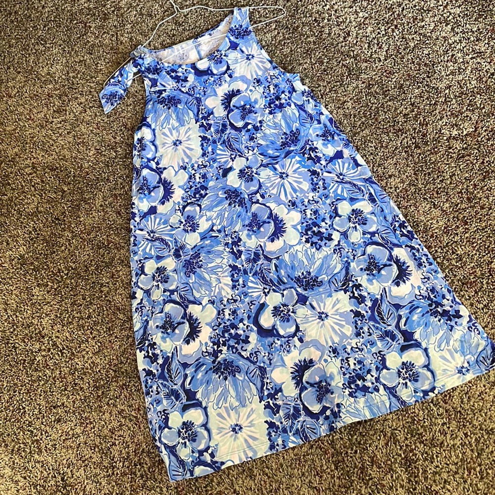 Lilly Pulitzer Blue Floral Dress